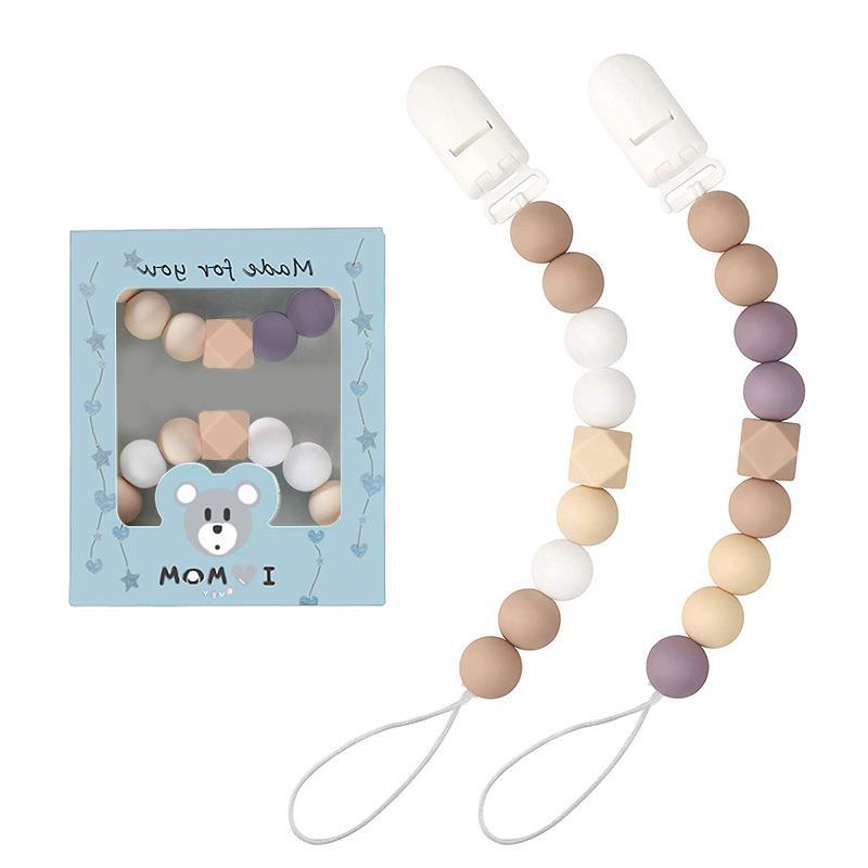 Cadena De Chupete De Silicona Para Bebés al por mayor Suministros Para Bebés